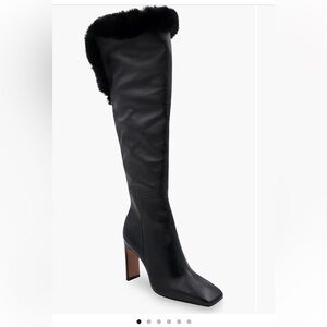 BCBGMaxAzria Black Over the Knee Boots